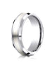 Benchmark-Cobaltchrome™--Silver-7mm-Comfort-Fit-Satin-Finished-Silver-Inlay-Design-Wedding-Band--Size-6--CF67462CC06