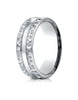 Benchmark-Platinum-7.5mm-Comfort-Fit-Hammered-Finish-Center-Cut-Design-Wedding-Band-Ring--Size-4--CF675800PT04