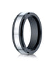 Benchmark-Cobaltchrome-7-mm-Comfort-Fit-Ceramic-Beveled-Edge-Design-Wedding-Band-Ring--Size-6--CF67860CMCC06