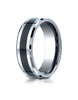 Benchmark-Cobaltchrome-7-mm-Comfort-Fit-Ceramic-Inlay-Design-Wedding-Band-Ring--Size-6--CF67861CMCC06