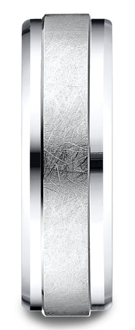 Benchmark-Platinum-7mm-Comfort-Fit-Drop-Bevel-Swirl-Finish-Center-Design-Band--Size-4.5--CF67931PT04.5