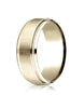 Benchmark-14k-Yellow-Gold-7mm-Comfort-Fit-Drop-Bevel-Swirl-Finish-Center-Design-Band--Size-4--CF6793114KY04