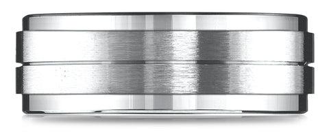 Benchmark-Platinum-8mm-Comfort-Fit-Drop-Bevel-Satin-Center-Design-Band--Size-4.25--CF68352PT04.25