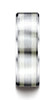 Benchmark-Cobaltchrome™--Silver-8-mm-Comfort-Fit-Satin-Finished-Parallel-Silver-Inlay-Design-Band--Sz-7--CF68461CC07