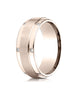 Benchmark-14K-Rose-Gold-8mm-Comfort-Fit-Pave-set-12-Stone-Diamond-Wedding-Band-Ring--.12Ct.--Size-4--CF6871614KR04
