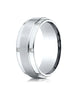 Benchmark-14K-White-Gold-8mm-Comfort-Fit-Pave-set-12-Stone-Diamond-Wedding-Band-Ring--.12Ct.--Size-4--CF6871614KW04