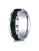 Benchmark-Cobaltchrome-8-mm-Comfort-Fit-Carbon-Fiber-Inlay-Design-Wedding-Band-Ring--Size-6--CF68900CFCC06