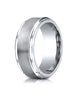 Benchmark-Cobaltchrome-9-mm-Comfort-Fit-Satin-Finished-Stair-Step-Edge-Design-Wedding-Band-Ring--Size-6--CF69486CC06