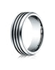 Benchmark-Cobaltchrome-7.5mm-Comfort-Fit-3-Black-Channel-Design-Wedding-Band-Ring--Size-6--CF717560CC06