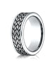 Benchmark-Cobaltchrome-8-mm-Comfort-Fit-Ring-with-treaded-pattern--Size-6--CF717869CC06