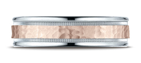 Benchmark-14k-Two-Toned-Gold-6mm-Comfort-Fit-Hammer-Finish-Design-Band--Size-6.25--CF21630814KRW06.25