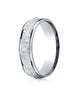Benchmark-Platinum-Comfort-Fit-6mm-High-Polish-Edge-Hammered-Center-Design-Wedding-Band-Ring--Size-6--CF156303PT06