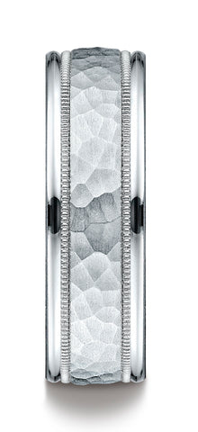 Benchmark-Platinum-7mm-Comfort-Fit-High-Polished-Squared-Edge-Carved-Design-Band--Size-6.5--CF157309PT06.5