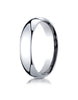 Benchmark-Platinum-5mm-Slightly-Domed-Standard-Comfort-Fit-Wedding-Band-Ring--Size-4--LCF150PT04