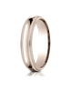 Benchmark-14K-Rose-Gold-5mm-Slightly-Domed-Standard-Comfort-Fit-Wedding-Band-with-Double-Milgrain--Sz-4--LCFD35014KR04