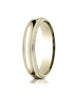 Benchmark-14K-Yellow-Gold-5mm-Slightly-Domed-Standard-Comfort-Fit-Wedding-Band-w/-Double-Milgrain--Sz-4--LCFD35014KY04