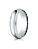 Benchmark-18K-White-Gold-6mm-Slightly-Domed-Standard-Comfort-Fit-Wedding-Band-with-Double-Milgrain-Sz-4--LCFD36018KW04