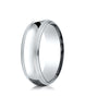 Benchmark-Platinum-7mm-Slightly-Domed-Standard-Comfort-Fit-Wedding-Ring-with-Double-Milgrain--Size-4--LCFD370PT04