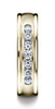 Benchmark-14K-Yellow-Gold-6mm-Comfort-Fit-Channel-Set-7-Stone-Diamond-Eternity-Band--.42Ct--Size-4.5--RECF51651614KY04.5