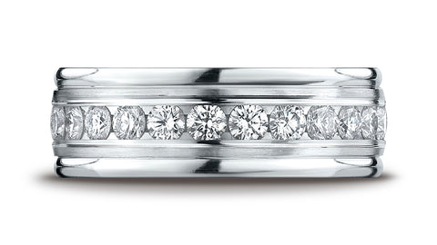 Benchmark-Platinum-8mm-Comfort-Fit-Channel-Set-12-Stone-Diamond-Eternity-Wedding-Ring--.96Ct--Size-4.25--RECF518516PT04.25