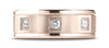Benchmark-14K-Rose-Gold-8mm-Comfort-Fit-Pave-set-3-Stone-Diamond-Wedding-Band-Ring--.24Ct.--Size-4.25--RECF52813914KR04.25