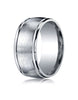 Benchmark-Argentium-Silver-10-mm-Comfort-Fit-Satin-Finished-High-Polished-Round-Edge-Design-Band--Size-8--RECF71002SSV08