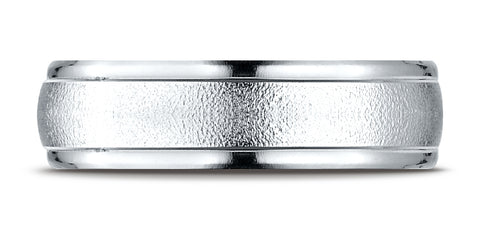 Benchmark-10K-White-Gold-6mm-Comfort-Fit-Wired-Finished-High-Polished-Round-Edge-Carved-Design-Band--4.25--RECF760210KW04.25