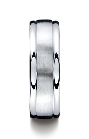 Benchmark-Argentium-Silver-7mm-Comfort-Fit-Satin-Finished-High-Polished-Round-Edge-Des.-Wedding-Band--7--RECF7702SSV07