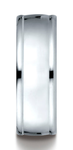 Benchmark-Platinum-8mm-Comfort-Fit-High-Polish-Finish-Round-Edge-Design-Wedding-Band-Ring--Size-4.5--RECF78200PT04.5