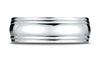 Benchmark-Platinum-7.5mm-Comfort-Fit-High-Polished-Double-Round-Edge-Carved-Design-Wedding-Band--Size-4.25--RECF87501PT04.25