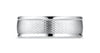 Benchmark-14K-White-Gold-7.5mm-Comfort-Fit-Round-Edge-Mesh-Center-Design-Band--Size-4.25--RECF8754714KW04.25