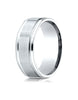 Benchmark-Platinum-Comfort-Fit-Round-Edge-Satin-Finish-Octagonal-Design-Wedding-Band-Ring--Size-4--RECF88415PT04