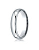 Benchmark-Platinum-5mm-Slightly-Domed-Super-Light-Comfort-Fit-Wedding-Band-Ring-with-Milgrain--Size-4--SLCF350PT04