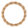 14k Rose Gold Twisted Rope Band Size 7 14k Rose Gold Twisted Rope Band Size 7