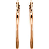 14k Rose Gold 30mm Hoop Earrings 14k Rose Gold 30mm Hoop Earrings