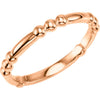 Stackable Ring in 14K Rose Gold (Size 6) Stackable Ring in 14K Rose Gold (Size 6)