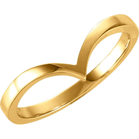 14k Yellow Gold "V" Ring, Size 6 14k Yellow Gold "V" Ring, Size 6