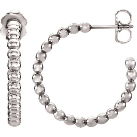 Classic Metal Hoop Earrings