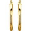 14k Yellow Gold 30mm Tube Hoop Earrings 14k Yellow Gold 30mm Tube Hoop Earrings