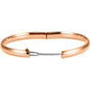 14k Rose Gold 6.5mm Hinged Bangle Bracelet 14k Rose Gold 6.5mm Hinged Bangle Bracelet