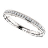 14k White Gold 1/6CTW Diamond Anniversary Band, Size 7 14k White Gold 1/6CTW Diamond Anniversary Band, Size 7