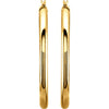 14k Yellow Gold 40mm Tube Hoop Earrings 14k Yellow Gold 40mm Tube Hoop Earrings