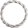 14k White Gold Twisted Rope Band Size 6 14k White Gold Twisted Rope Band Size 6