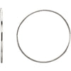 51.00 mm Endless Tube Earrings in Sterling Silver 51.00 mm Endless Tube Earrings in Sterling Silver