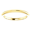14k Yellow Gold Knife Edge Band, Size 7 14k Yellow Gold Knife Edge Band, Size 7