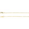 1.5 mm Lasered Titan Gold Cable Chain in 14k Yellow Gold ( 16-Inch )