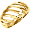 Fashion Dome Wedding Band Ring in 14k Yellow Gold ( Size 6 ) Fashion Dome Wedding Band Ring in 14k Yellow Gold ( Size 6 )