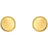14k Yellow Gold Concave Earrings 14k Yellow Gold Concave Earrings