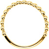 14k Yellow Gold Stackable Metal Fashion Ring, Size 7 14k Yellow Gold Stackable Metal Fashion Ring, Size 7