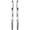 14k White Gold 47mm Tube Hoop Earrings 14k White Gold 47mm Tube Hoop Earrings